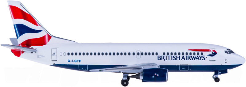 AeroClassics British Airways for Boeing 737-300 G-LGTF 1:400 Airplane Pre-built  Airliner Model Display