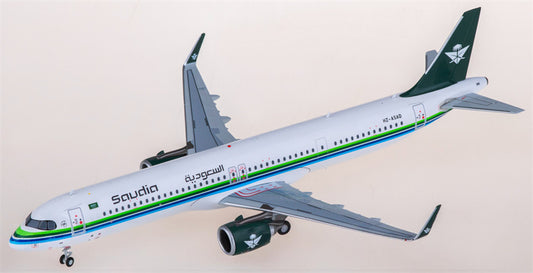 JC Wings Saudia Airlines for Airbus A321neo HZ-ASAD 1:200 Airplane Pre-built Airliner Model Display