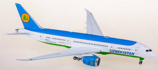 SQ Wings Uzbekistan Airways for Boeing 787-8 UK78706 1:200 Airplane Pre-built  Airliner Model Display