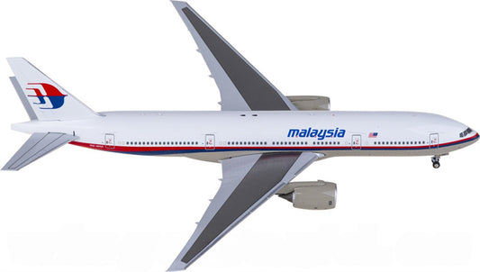 Bob Models Malaysia Airlines for Boeing 777-200ER 9M-MRD 1:400 Airplane Pre-built  Airliner Model Display