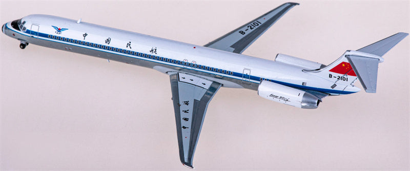Yu ModeL CAAC for McDonnell Douglas MD-82 B-2101 1:400 Airplane Pre-built  Airliner Model Display