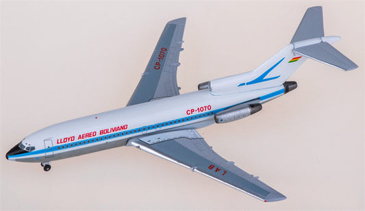 AeroClassics LAB Bolivian Airlines for Boeing 727-100 CP-1070 1:400 Airplane Pre-built Airliner Model Display