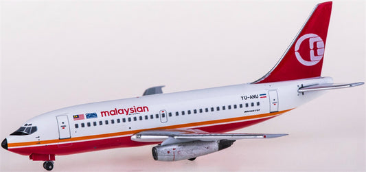 AeroClassics Malaysia Airlines for Boeing 737-200 YU-ANU 1:400 Aircraft Pre-built  Airliner Model Display