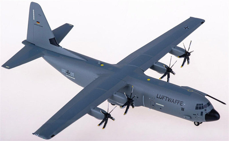Herpa Luftwaffe for Lockheed C-130J-3O 55+01 1:200 Airplane Pre-built  Airliner Model Display