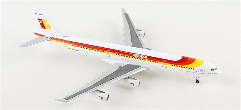 Hogan Iberia for Airbus A340-300 EC-GUP 1:400 Aircraft Pre-built  Airliner Model Display