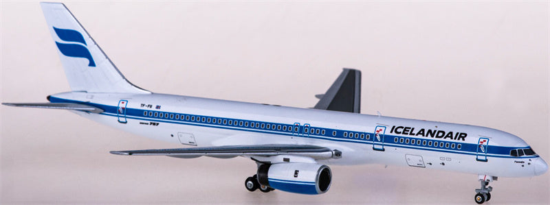 NG Models Icelandair for Boeing 757-200 TF-FII 1:400 Airplane Pre-built  Airliner Model Display