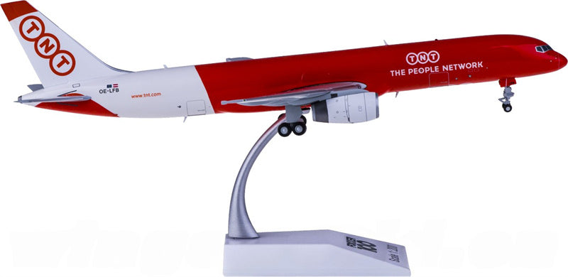 JC Wings TNT for Boeing 757-200F OE-LFB 1:200 Airplane Pre-built  Airliner Model Display