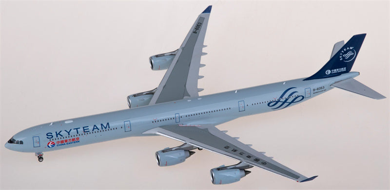 Phoenix China Eastern for airbus A340-600 B-6053 for SKY TEAM 1:400 Airplane Pre-built  Airliner Model Display