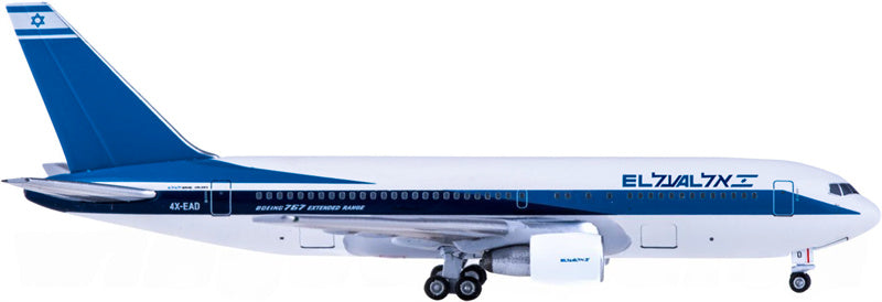 AeroClassics El Al for Boeing 767-200 4X-EAD 1:400 Aircraft Pre-built  Airliner Model Display