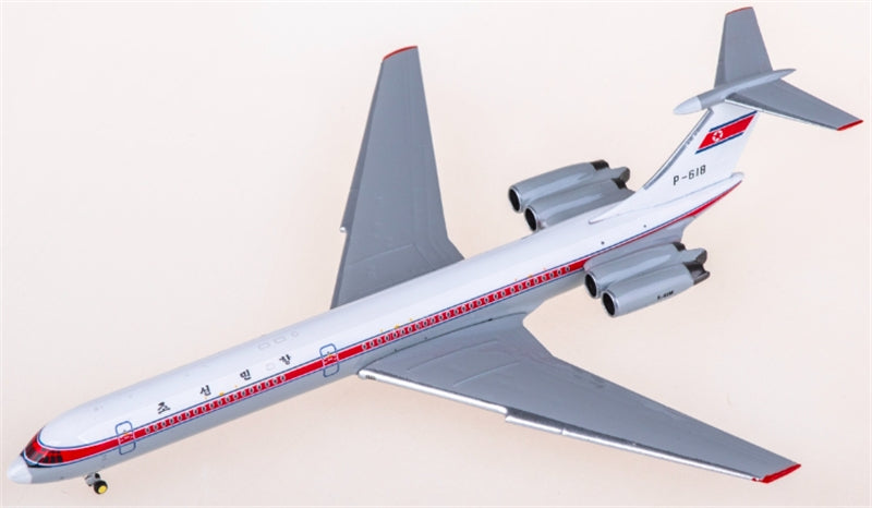 Phoenix Air Koryo for Ilyushin IL-62M P-618 1:400 Aircraft Pre-built  Airliner Model Display