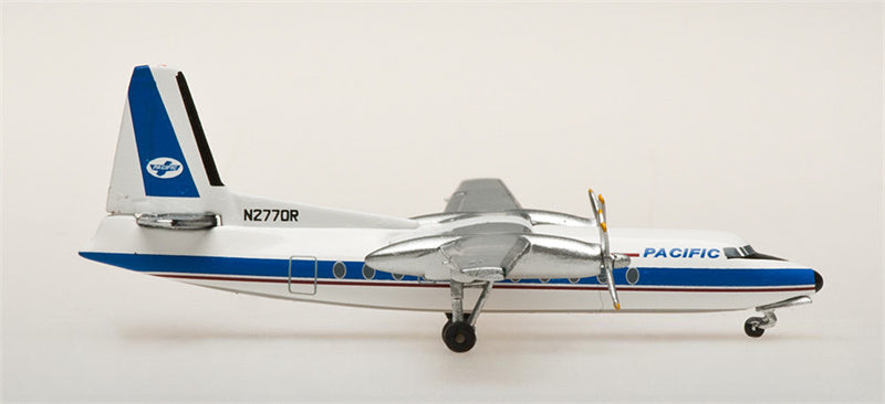 AeroClassics Pacific Airlines for Fokker F27 N2770R 1:400 Aircraft Pre-built  Airliner Model Display