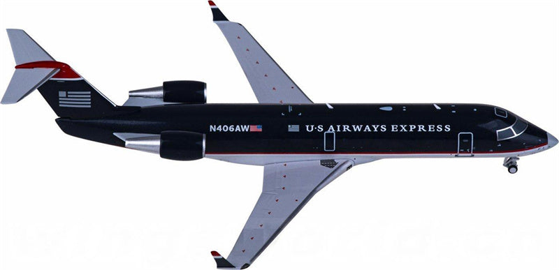 NG Models US Airways for Bombardier CRJ200LR N406AW 1:200 Airplan Pre-built  Airliner Model Display