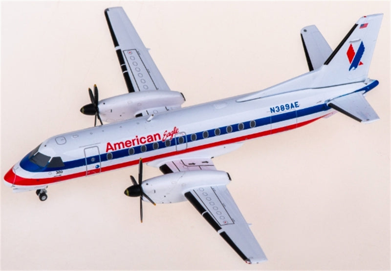 Geminijets American Eagle Airlines for Saab 340B N389AE 1:200 Aircraft Pre-built  Airliner Model Display