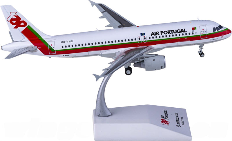 JC Wings TAP for Air Portugal for Airbus A320 CS-TNC 1:200 Airplane Pre-built Airliner Model Display