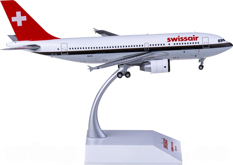 JC Wings Swissair for Airbus A310-300 HB-IPI 1:200 Airplane Pre-built Airliner Model Display