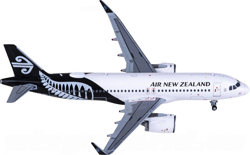 JC Wings Air New Zealand for Airbus A320neo ZK-NHC 1:400 Airplane Pre-built  Airliner Model Display
