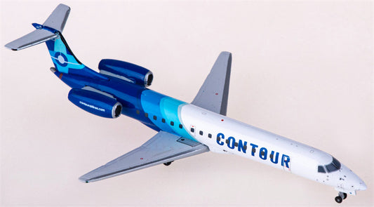 Geminijets Contour Airlines for Embraer ERJ-145LR N12552 1:400 Airplane Pre-built  Airliner Model Display
