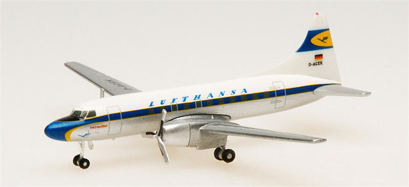Herpa Lufthansa for Convair 440 D-ACEK 1:500 Aircraft Pre-built  Airliner Model Display