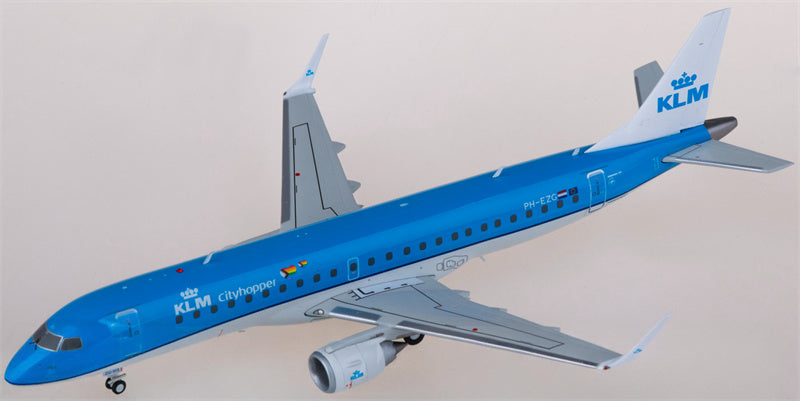 JC Wings KLM for Embraer ERJ-190-100STD PH-EZG 1:200 Airplane Pre-built  Airliner Model Display