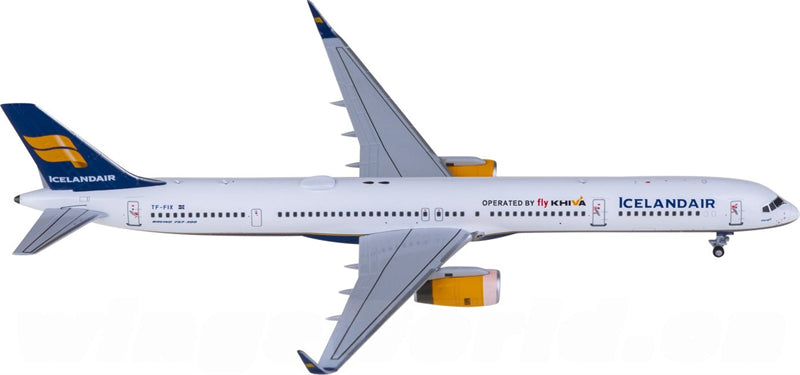 NG Models Icelandair for Boeing 757-300 TF-FIX 1:400 Airplane Pre-built  Airliner Model Display