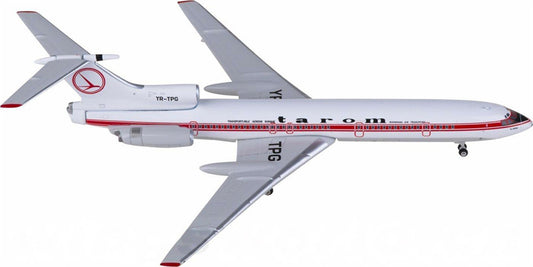 Phoenix Tarom for Tupolev Tu-154B YR-TPG 1:400 Airplane Pre-built  Airliner Model Display