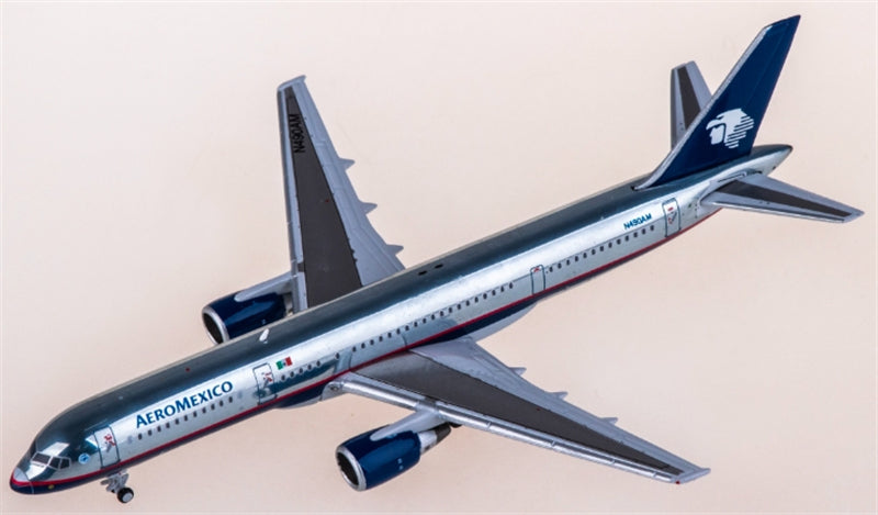 JC Wings Aeromexico for Boeing 757-200 N490AM 1:400 Aircraft Pre-built  Airliner Model Display