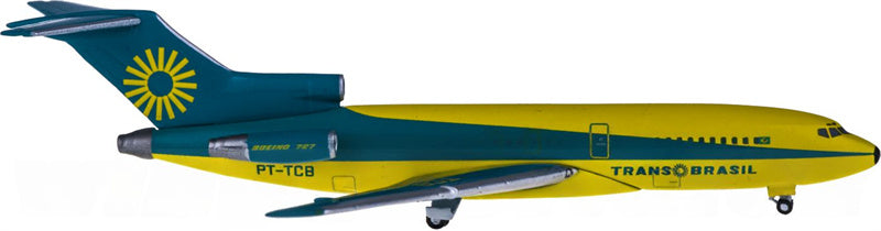 Herpa TransBrasil for Boeing 727-100 PT-TCB 1:500 Aircraft Pre-built  Airliner Model Display