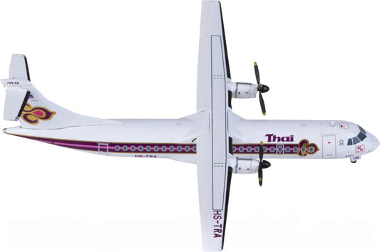JC Wings Thai Airways for ATR-72-200 HS-TRA 1:400 Airplane Pre-built  Airliner Model Display