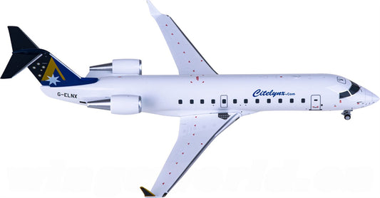 NG Models Citelynx Travel for Bombardier CRJ200ER G-ELNX 1:200 Airplane Pre-built Airliner Model Display