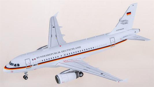 JC Wings Luftwaffe for Airbus A319 15+03 1:200 Airplane Pre-built Airliner Model Display