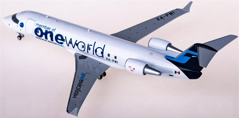 NG Models Mexicana for Bombardier CRJ200LR XA-PMI member of oneworld 1:200 Airplane Pre-built  Airliner Model Display