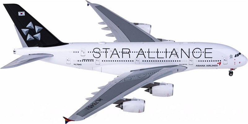 Phoenix Asiana Airlines for Airbus A380 HL7645 1:400 Airplane Pre-built  Airliner Model Display