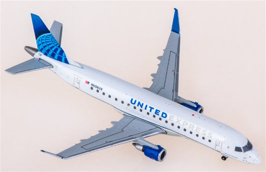 Geminijets United Airlines for Embraer ERJ-175 N606UX 1:400 Aircraft Pre-built  Airliner Model Display