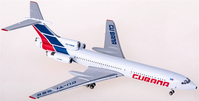 Phoenix Cubana for Tupolev TU-154B2 CU-T1256 1:400 Airplane Pre-built  Airliner Model Display