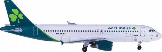 AeroClassics Aer Lingus for Airbus A320 EI-CVA 1:400 Aircraft Pre-built  Airliner Model Display
