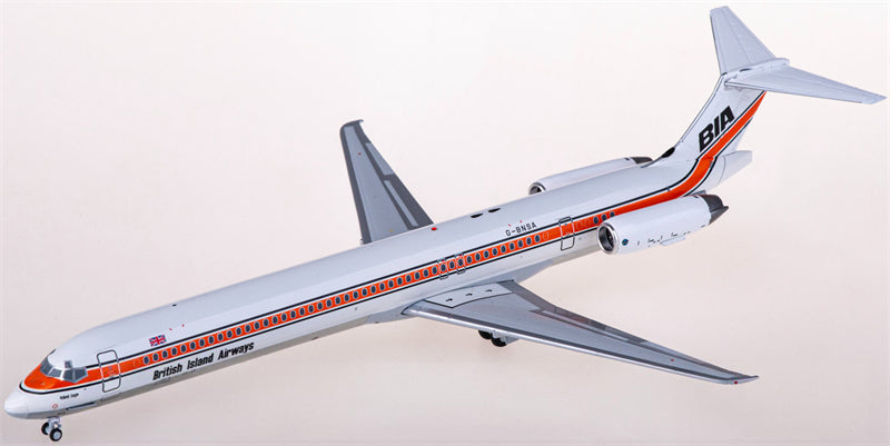 JC Wings British Island Airways for McDonnell Douglas MD-83 G-BNSA 1:200 Airplane Pre-built Airliner Model Display
