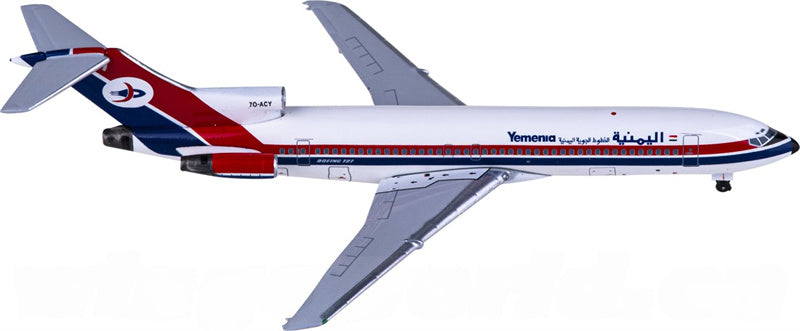 AeroClassics Yemenia for Boeing 727-200 7O-ACY 1:400 Airplane Pre-built  Airliner Model Display