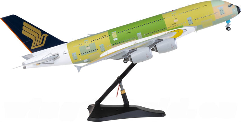 JC Wings Singapore Airlines for Airbus A380 F-WWSM 1:200 Airplane Pre-built Airliner Model Display