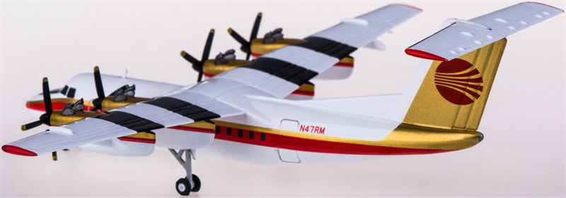 Herpa Continental Airlines for De Havilland Canada DHC-7 N47RM 1:200 Airplane Pre-built  Airliner Model Display