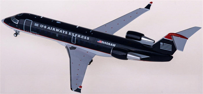 NG Models US Airways for Bombardier CRJ200LR N406AW 1:200 Airplan Pre-built  Airliner Model Display