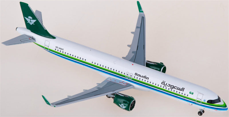 AeroClassics Saudia for Airbus A321neo HZ-ASAC 1:400 Airplane Pre-built  Airliner Model Display