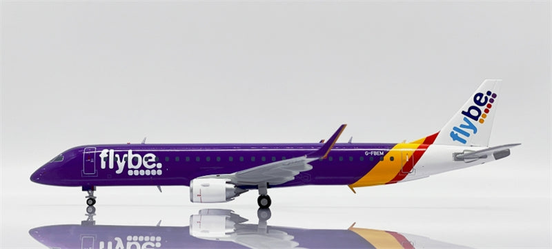 JC Wings Flybe for Embraer ERJ-195LR G-FBEM 1:200 Aircraft Pre-built  Airliner Model Display