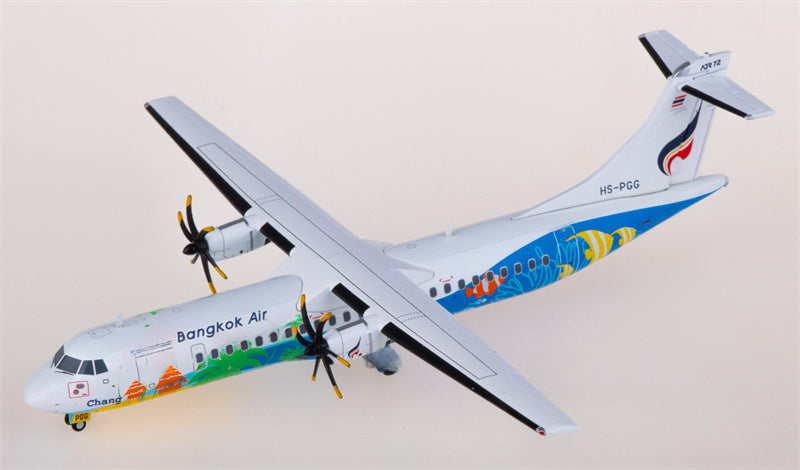 JC Wings Bangkok Airways for ATR-72-500 HS-PGG 1:200 Airplane Pre-built  Airliner Model Display