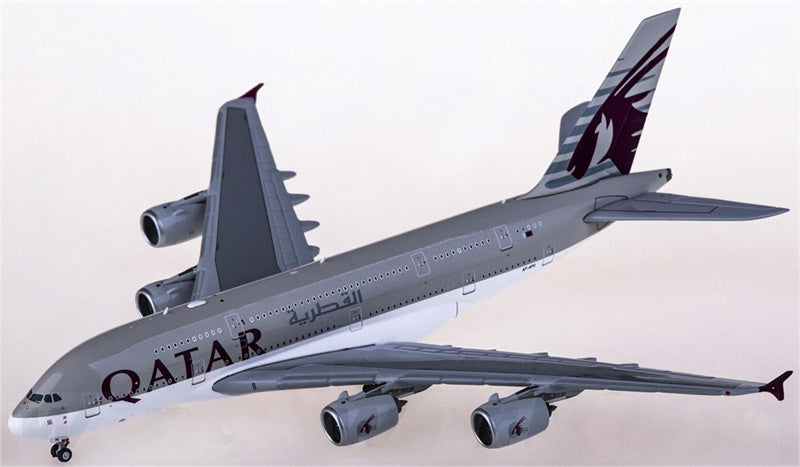 JC Wings Qatar for Airbus A380 A7-APG 1:400 Airplane Pre-built  Airliner Model Display