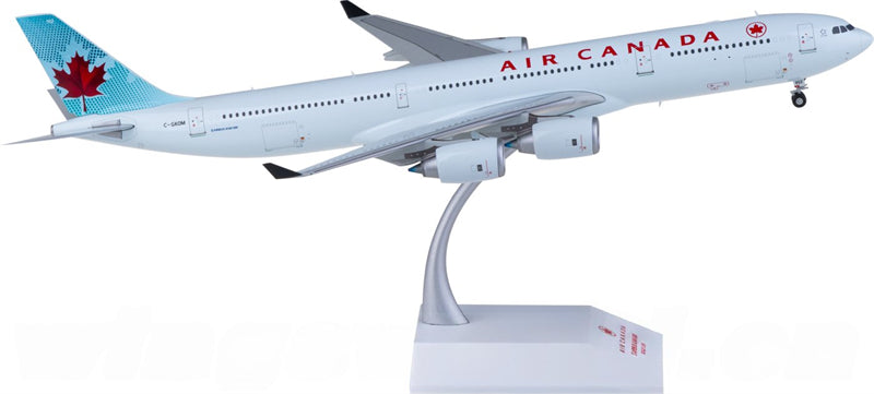 JC Wings Air Canada for Airbus A340-500 C-GKOM 1:200 Airplane Pre-built Airliner Model Display