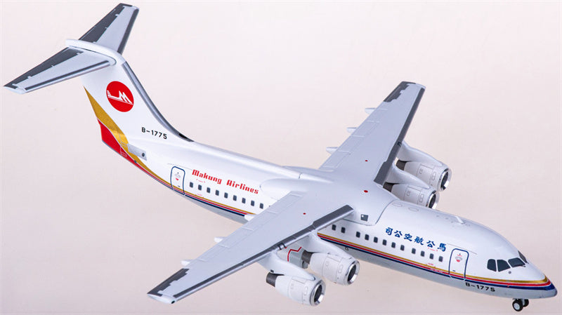JC Wings Makung Airlines BAe-146-300 B-1775 1:200 Airplane Pre-built  Airliner Model Display