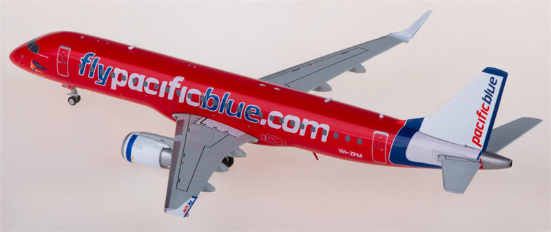 JC Wings Pacific Blue Airlines for Embraer ERJ-190AR VH-ZPM 1:200 Airplane Pre-built Airliner Model Display