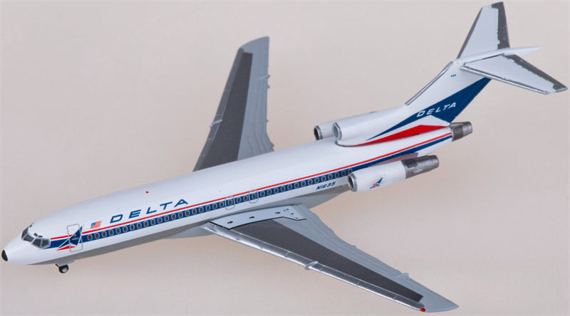 Herpa Delta Air Lines for Boeing 727-100 N1635 1:500 Airplane Pre-built Airliner Model Display