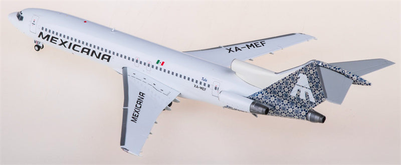 JC Wings Mexicana for Boeing 727-200 XA-MEF 1:200 Airplane Pre-built  Airliner Model Display