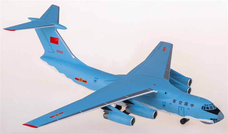 SQ Wings PLAAF for Ilyushin Il-76 21042 1:200 Airplane Pre-built Airliner Model Display